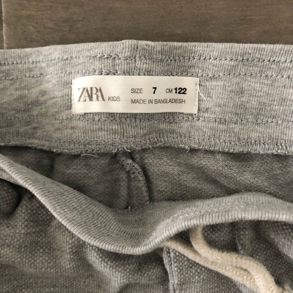 ZARA Boys Gray Shorts size 7 - Picture 3 of 6